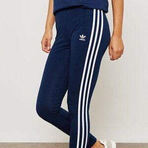 Adidas Originals Women’s 3 Stripes Leggings‎ Navy-DH3182 Size S Athletic …
